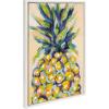 image:imageKate and Laurel Sylvie Pineapple Study No 2 Apache Junction Sunset and Sunset Sea Turtle Framed Canvas Wall Art Set by Rachel Christopoulos 3 Piece Set White Colorful Tropical Beach Art for Wall