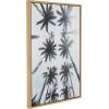 image:imageKate and Laurel Sylvie Row of Palm Trees Framed Canvas Wall Art by Simon Te Tai 23x33 Natural