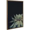 image:imageKate and Laurel Sylvie Succulent Framed Canvas Wall Art Set by Emiko and Mark Franzen of F2Images one 23x33 and two 16x20 Gold Finish Frames Decorative Plant Art for WallGold