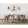 image:imageKate and Laurel Sylvie The Family Tree Bird of Peace and Peace Dove Framed Canvas Wall Art Set by Rachel Lee of My Dream Wall 3 Piece Set Natural MidCentury Colorful Animal Art for Wall