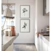 image:imageKate and Laurel Sylvie Vintage Botanical 1 and 2 Linen Canvas Wall Art by Teju Reval of SnazzyHues Set of 2 18x24 Gold Decorative Plant Art for WallGray