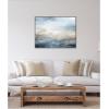 image:imageKate and Laurel Tonal Abstract Oceanic Nautical Serenity Blue Horizontal Framed Canvas Wall Art by The Creative Bunch Studio 42 x 32 Sylvie Dark Gold Coastal Abstract Beach Landscapes Art for Wall
