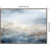 image:imageKate and Laurel Tonal Abstract Oceanic Nautical Serenity Blue Horizontal Framed Canvas Wall Art by The Creative Bunch Studio 42 x 32 Sylvie Dark Gold Coastal Abstract Beach Landscapes Art for Wall