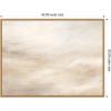 image:imageKate and Laurel Tonal Abstract Textural White and Beige Light Natural Neutrals Horizontal Framed Canvas Wall Art by The Creative Bunch Studio 42 x 32 Sylvie Natural Modern Abstract Art for Wall