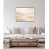 image:imageKate and Laurel Tonal Abstract Textural White and Beige Light Natural Neutrals Horizontal Framed Canvas Wall Art by The Creative Bunch Studio 42 x 32 Sylvie Natural Modern Abstract Art for Wall