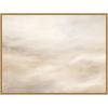image:imageKate and Laurel Tonal Abstract Textural White and Beige Light Natural Neutrals Horizontal Framed Canvas Wall Art by The Creative Bunch Studio 42 x 32 Sylvie Natural Modern Abstract Art for Wall