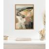 image:imageKate and Laurel Tonal Mountains I Framed Canvas Wall Art by Amy Lighthall 18 x 24 Sylvie Natural Modern Abstract Landscapes Nature Art for Wall Decor Living Room Bedroom