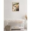 image:imageKate and Laurel Tonal Mountains I Framed Canvas Wall Art by Amy Lighthall 18 x 24 Sylvie Natural Modern Abstract Landscapes Nature Art for Wall Decor Living Room Bedroom