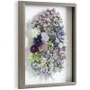 image:imageKate and Laurel Blake Colony Succulent Framed Printed Photograph on Glass by F2 Images 16x20 Gray Vibrant Botanical Wall Dcor