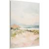 image:imageKate and Laurel Framed Canvas Wall Art Print Tranquil Landscape III expansion by Amy Lighthall 28 x 38 Sylvie Natural Frame Coastal Abstract Art for Wall DecorSylvie Beaded White