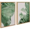 image:imageKate and Laurel Sylvie Plant Study 6 and Plant Study 7 Framed Canvas Wall Art Set by Alicia Abla 2 Piece 18x24 Natural Decorative Plant Art Nature Wall DcorNatural