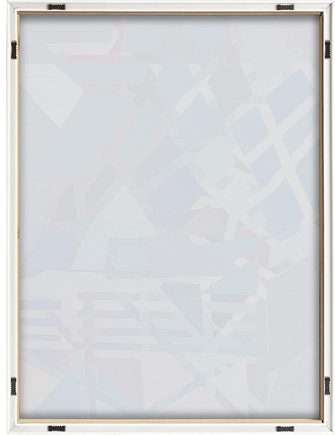 image:imageKate and Laurel Blake Singing the Blues Framed Printed Glass Wall Art by Caleb Griswold 18x24 Natural Colorful Abstract Dcor for Wall
