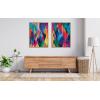 image:imageJessi Raulet of Ettavee Wall Art Collaboration with Independent Artist Jessi Raulet of Ettavee Print Names EV Brushstroke 128 Left and Right 2023 Jessica RauletEttaVee LLC