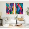 image:imageJessi Raulet of Ettavee Wall Art Collaboration with Independent Artist Jessi Raulet of Ettavee Print Names EV Brushstroke 128 Left and Right 2023 Jessica RauletEttaVee LLC