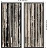 image:imageKate and Laurel 33 RPM Black and White Panel No 1 amp 2 2 Piece Framed Canvas Wall Art Set by Robert Cadloff Sylvie Black Vintage Music Art for Wall Decor
