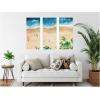 image:imageKate and Laurel A Day of Play Vibrant 3 Piece Framed Canvas Wall Art Set by Janet Meinke Lau Sylvie White Coastal Beach Art for Wall Decor