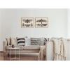 image:imageKate and Laurel A Moth Three Butterflies Wenceslaus Hollar 2 Piece Framed Canvas Wall Art Set by Nostalgia Prints Sylvie Natural Vintage Animal Art for Wall Decor