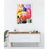 image:imageKate and Laurel Abstract 08 Framed Canvas Wall Art by Emma Daisy 32 x 42 Sylvie Beaded Black Modern Contemporary Abstract Art for Wall Decor Living Room BedroomBeaded White