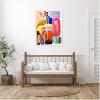 image:imageKate and Laurel Abstract 08 Framed Canvas Wall Art by Emma Daisy 32 x 42 Sylvie Beaded Black Modern Contemporary Abstract Art for Wall Decor Living Room BedroomBeaded White
