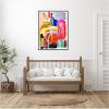 image:imageKate and Laurel Abstract 08 Framed Canvas Wall Art by Emma Daisy 32 x 42 Sylvie Beaded Black Modern Contemporary Abstract Art for Wall Decor Living Room BedroomBeaded Black