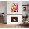 image:imageKate and Laurel Abstract 08 Framed Canvas Wall Art by Emma Daisy 32 x 42 Sylvie Beaded Black Modern Contemporary Abstract Art for Wall Decor Living Room BedroomBeaded White