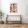 image:imageKate and Laurel Abstract 09 Framed Canvas Wall Art by Emma Daisy 32 x 42 Sylvie Beaded Black Modern Contemporary Abstract Art for Wall Decor Living Room BedroomBright Gold