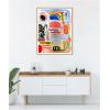 image:imageKate and Laurel Abstract 09 Framed Canvas Wall Art by Emma Daisy 32 x 42 Sylvie Beaded Black Modern Contemporary Abstract Art for Wall Decor Living Room BedroomBright Gold