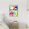 image:imageKate and Laurel Abstract 10 Framed Canvas Wall Art by Emma Daisy 18 x 24 Sylvie Natural Modern Contemporary Abstract Art for Wall Decor Living Room Bedroom