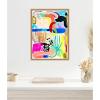 image:imageKate and Laurel Abstract 10 Framed Canvas Wall Art by Emma Daisy 18 x 24 Sylvie Natural Modern Contemporary Abstract Art for Wall Decor Living Room Bedroom