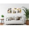 image:imageKate and Laurel Abstract 12 and 3  set of 3 18x24 Framed Canvas Wall Art Set by Emma Daisy Sylvie White Modern Contemporary Abstract Art for Wall Decor Living Room Bedroom