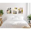 image:imageKate and Laurel Abstract 12 and 3  set of 3 18x24 Framed Canvas Wall Art Set by Emma Daisy Sylvie White Modern Contemporary Abstract Art for Wall Decor Living Room Bedroom