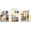 image:imageKate and Laurel Abstract 12 and 3  set of 3 18x24 Framed Canvas Wall Art Set by Emma Daisy Sylvie White Modern Contemporary Abstract Art for Wall Decor Living Room Bedroom