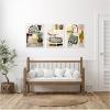 image:imageKate and Laurel Abstract 12 and 3  set of 3 18x24 Framed Canvas Wall Art Set by Emma Daisy Sylvie White Modern Contemporary Abstract Art for Wall Decor Living Room Bedroom