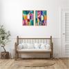 image:imageKate and Laurel Abstract 2 Piece Framed Canvas Wall Art Set by Rachel Lee Sylvie Natural Modern Contemporary Abstract Art for Wall Decor