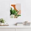 image:imageKate and Laurel Abstract Botanical 1 Leaves Framed Canvas Wall Art by July Art Prints 18 x 24 Sylvie White MidCentury Abstract Flowers Art for Wall Decor Living Room Bedroom