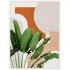 image:imageKate and Laurel Abstract Botanical 1 Leaves Framed Canvas Wall Art by July Art Prints 18 x 24 Sylvie White MidCentury Abstract Flowers Art for Wall Decor Living Room Bedroom