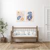 image:imageKate and Laurel Abstract Line Art 1 and 2 Set of 2 18x24 Framed Canvas Wall Art Set by July Art Prints Sylvie White Modern Abstract Art for Wall Decor Living Room Bedroom