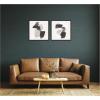 image:imageKate and Laurel Abstract Neutral 01 amp 02 2 Piece Framed Canvas Wall Art Set by Gabrielly Guedes Sylvie Black Modern Contemporary Abstract Art for Wall DecorSylvie Black