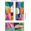 image:imageKate and Laurel Abstract Panels 3 Piece Framed Canvas Wall Art Set by Rachel Lee Sylvie Natural Modern Contemporary Abstract Art for Wall Decor