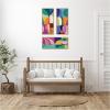 image:imageKate and Laurel Abstract Panels 3 Piece Framed Canvas Wall Art Set by Rachel Lee Sylvie Natural Modern Contemporary Abstract Art for Wall Decor