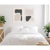 image:imageKate and Laurel Abstract Shapes 01 amp 02 2 Piece Framed Canvas Wall Art Set by Gabrielly Guedes Sylvie White Modern Contemporary Abstract Art for Wall Decor