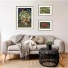 image:imageKate and Laurel Apples 1887 Bouquet of Flowers in a Vase 1890 amp Garden at Arles by Vincent Van Gogh 3 Piece Framed Wall Art Print Set by Nostalgia Prints Belmont Distress White Vintage Flower Art
