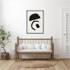image:imageKate and Laurel Black Geometric Abstract 3 Framed Canvas Wall Art by July Art Prints 18 x 24 Sylvie Black Black amp White Abstract Art for Wall Decor Living Room BedroomBlack