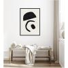 image:imageKate and Laurel Black Geometric Abstract 3 Framed Canvas Wall Art by July Art Prints 18 x 24 Sylvie Black Black amp White Abstract Art for Wall Decor Living Room BedroomBlack