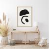 image:imageKate and Laurel Black Geometric Abstract 3 Framed Canvas Wall Art by July Art Prints 18 x 24 Sylvie Black Black amp White Abstract Art for Wall Decor Living Room BedroomNatural