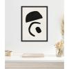 image:imageKate and Laurel Black Geometric Abstract 3 Framed Canvas Wall Art by July Art Prints 18 x 24 Sylvie Black Black amp White Abstract Art for Wall Decor Living Room BedroomBlack