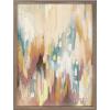 image:imageKate and Laurel Blake Brushstroke 133 Framed Printed Glass Wall Art by Jessi Raulet of Ettavee 18x24 Gold Neutral Abstract Wall DecorGold