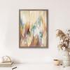 image:imageKate and Laurel Blake Brushstroke 133 Framed Printed Glass Wall Art by Jessi Raulet of Ettavee 18x24 Gold Neutral Abstract Wall DecorGold