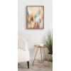 image:imageKate and Laurel Blake Brushstroke 133 Framed Printed Glass Wall Art by Jessi Raulet of Ettavee 18x24 Gold Neutral Abstract Wall DecorGold
