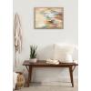 image:imageKate and Laurel Blake Brushstroke 133 Framed Printed Glass Wall Art by Jessi Raulet of Ettavee 18x24 Gold Neutral Abstract Wall DecorNatural